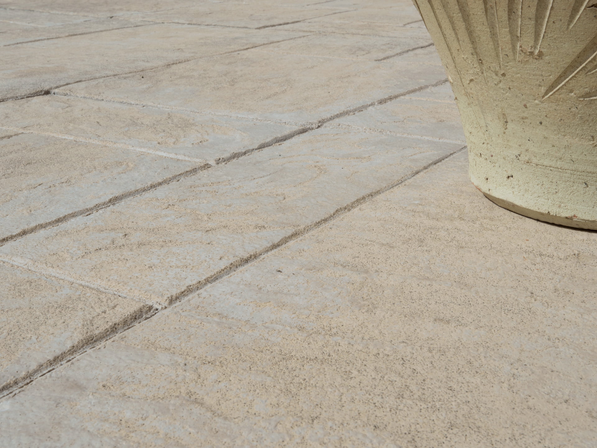 Pavimentp effetto pietra Calcestruzzo stampato per esterni